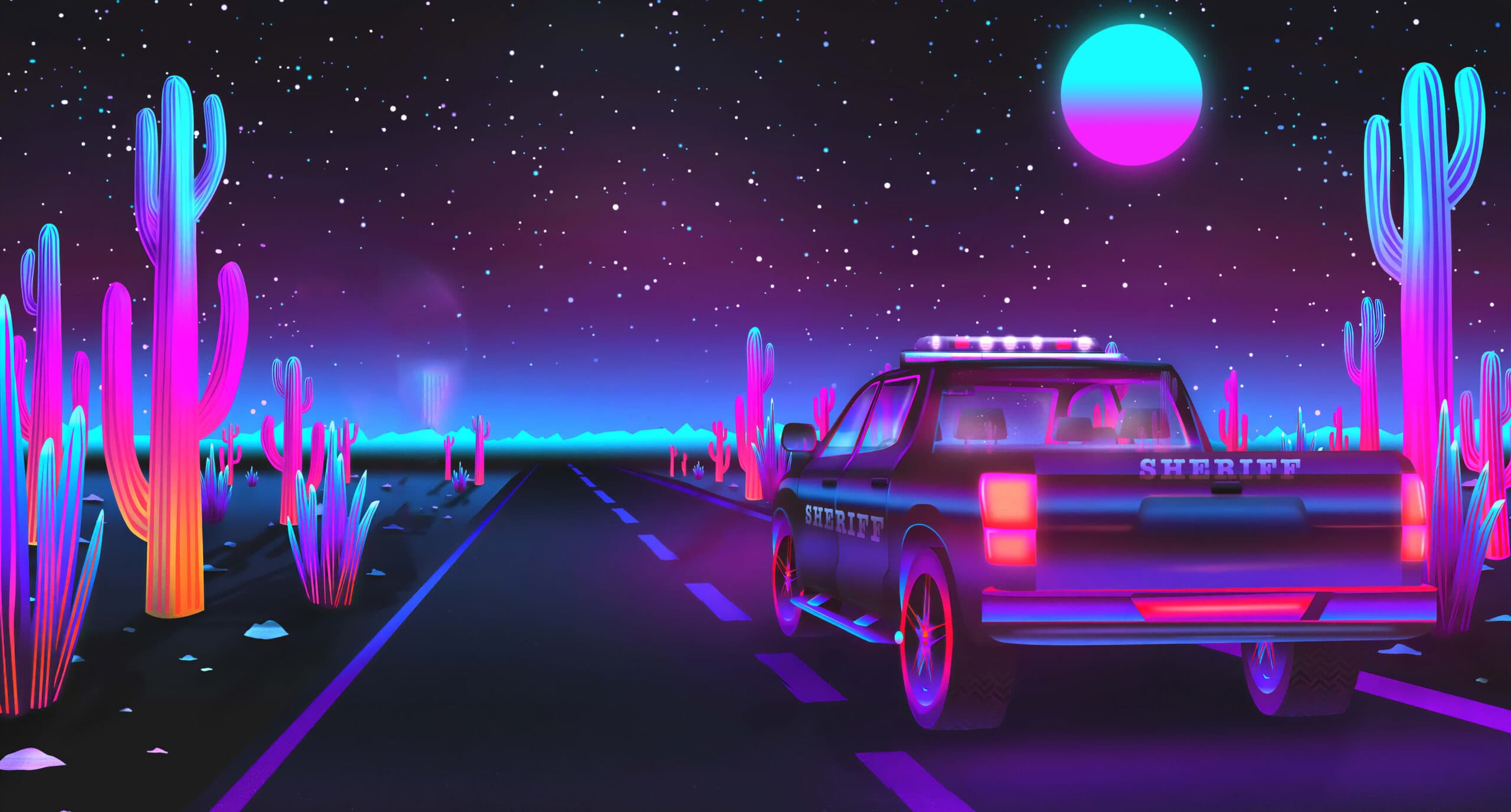 Night highway